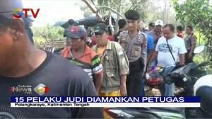 Polisi Gerebek Lokasi Judi Sabung Ayam di Palangkaraya Hingga Amankan Uang Taruhan Sebanyak Rp6 Juta