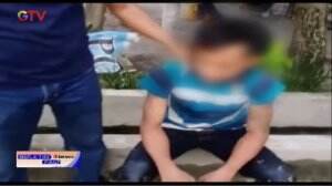 Warga Amankan Pencuri Ratusan Pakaian Dalam Wanita