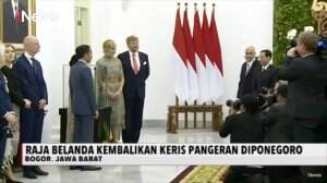 Raja Belanda Kembalikan Keris Pangeran Diponegoro Setelah 190 Tahun