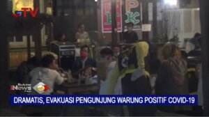 Evakuasi Pengunjung Warung Positif Covid-19 Berlangsung Dramatis