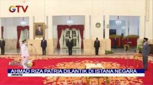 Ahmad Riza Patria Resmi Dilantik