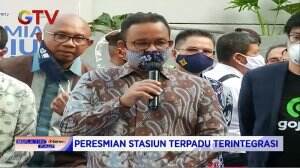 Empat Stasiun Terpadu di Jakarta Diresmikan