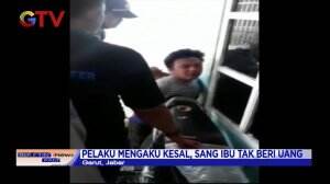 Polisi Menyergap Pria Ngamuk Ancam Bunuh Sang Ibu