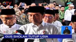 Jokowi Melayat Gus Sholah