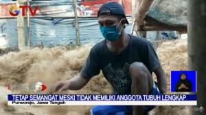 Kisah Inspiratif Pria Keterbatasan Fisik Tetap Giat di Tengah Pandemi