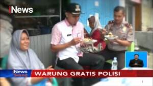 Makan Gratis! Polisi di Medan Buka Warung Sedekah