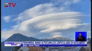 Heboh Fenomena Awan Altocumulus Nan Cantik di Langit Kota Batu