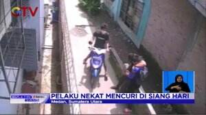 Aksi Perampokan Siang Bolong di Medan Terekam CCTV