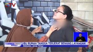 Seorang Ibu Mengalami Luka Terjerat Benang Layangan