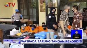 Polisi Gerebek Usaha Sarung Tangan Karet Medis Rekondisi di Bandung