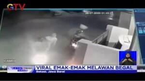 Emak-emak Bekasi Jago, Lawan Hingga Kejar Begal Dengan Celurit