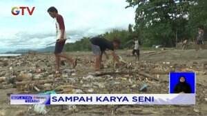 Menyulap Sampah Jadi Karya Seni Instalasi di Padang