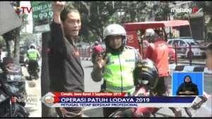 Pelanggar Lalu Lintas Marah Marah