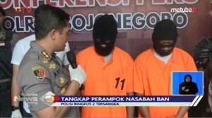 Perampok Nasabah Bank Ditangkap