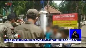 Vakum Kegiatan KBM Selama 2 Pekan, Satpol Lakukan Penertiban Terhadap Anak Sekolah di Warnet