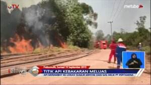 Titik Api Mendekati Sumur Minyak Dan Gas PT Pertamina