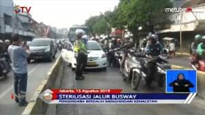 Jalur Busway Di Sterilisasi