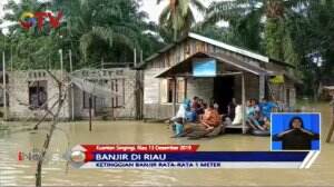 Banjir Rendam Ribuan Rumah dari Tiga Kabupaten di Riau