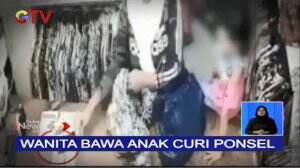 Ajak Anak Curi HP Di Tanah Abang