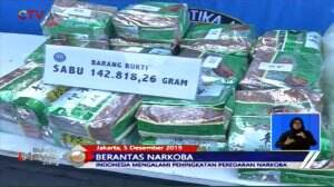 Hingga November 2019, Peredaran Narkoba Naik 0,03 Persen Mayoritas Lewat Jalur Laut