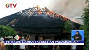 Si Jago Merah Lalap Rumah di Palmerah, Jakarta Barat