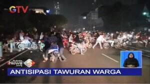 Panik Ada Polisi Untuk Antisipasi Tawuran, Geng Motor Kocar Kacir