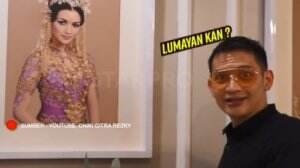 Citra Kirana dan Rezky Fitting Baju Pengantin
