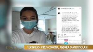 Diisolasi di RS, Andrea Dian Terinfeksi Korona