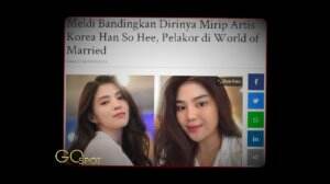Meldi Rosdianti Disamakan Dengan Artis Korea Han So  Hee