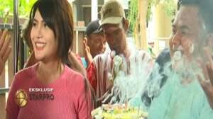 Angela Lee Rayakan Ulang Tahun Di Lokasi Syuting