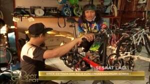 Erick Hobi Sepedaan Keliling Jakarta Selatan