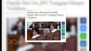 Hasil Akhir Kasus Ikan Asin