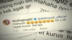 Ayu Dan Didi Saling Menggoda Di Kolom Komentar