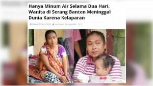 Viral Ibu Meninggal Karena Kelaparan