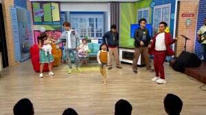 Artis Cilik Chico Ngedance Bareng Anwar dan Gilang Dirga