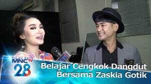 Belajar Cengkok Dangdut Bersama Zaskia Gotik
