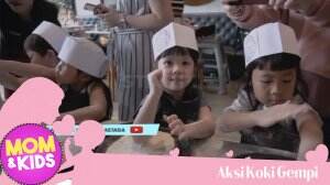 Intip Keseruan Gempi Bikin Pizza