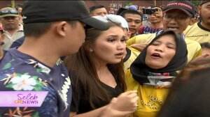 Ayu Ting-Ting Mengamuk Ketika Pemain Kampungnya Dipukul Pemain Lawan