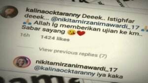 Nikita Banyak Dukungan Dari Sejumlah Artis