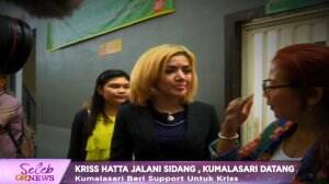 Barbie Kumalasari Memberikan Dukungan Pada Kriss Hatta Bersama Ibunda Dan Kekasih Kriss