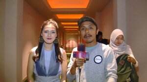 Antusias Mas Pur dan Rinjani Menyaksikan Film 99 Nama Cinta