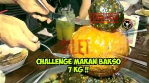 Wah! Keluarga Gonzales dan Eva Ditantangan Memakan Bakso 7 Kg