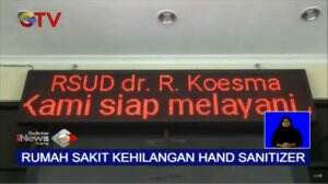 Puluhan Botol Hand Sanitizer RS Di Tuban Hilang
