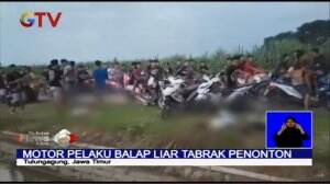 Detik- - Detik Aksi Balap Liar Di Tulungagung Berujung Maut