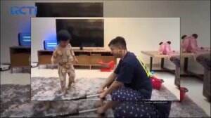 Kegiatan Para Selebriti Saat Berada Di Rumah