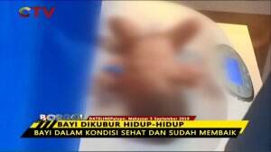 Ini Kondisi Bayi Yang Dikubur Hidup Hidup