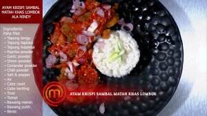 Ayam Krispi Sambal Matah Khas Lombok Ala Nindy - MasterChef Season 7