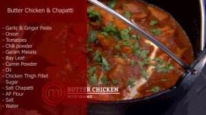 Butter Chicken & Chapatti Ala Aziz - MasterChef Season 7