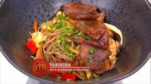 Yakisoba with Mushroom and Oxtongue Ala Clava - MasterChef Season 7