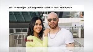 Suami Melani Ricardo Turun Kejalan Peduli Lalu Lintas